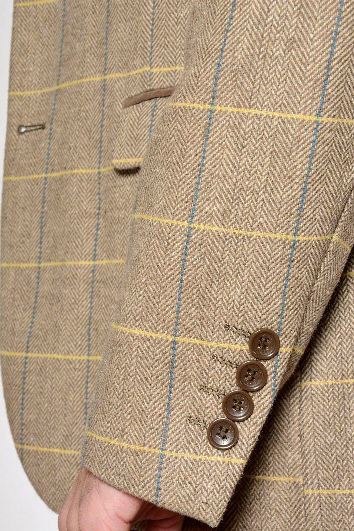 DX7 - Oak Tweed Check Blazer