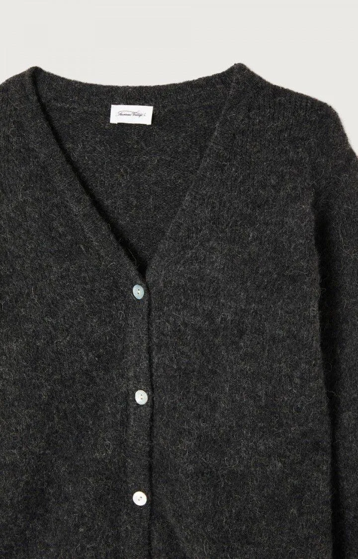 East Cardigan Charcoal Melange