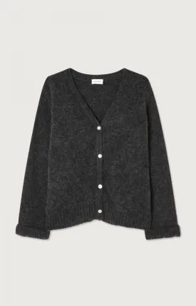 East Cardigan Charcoal Melange