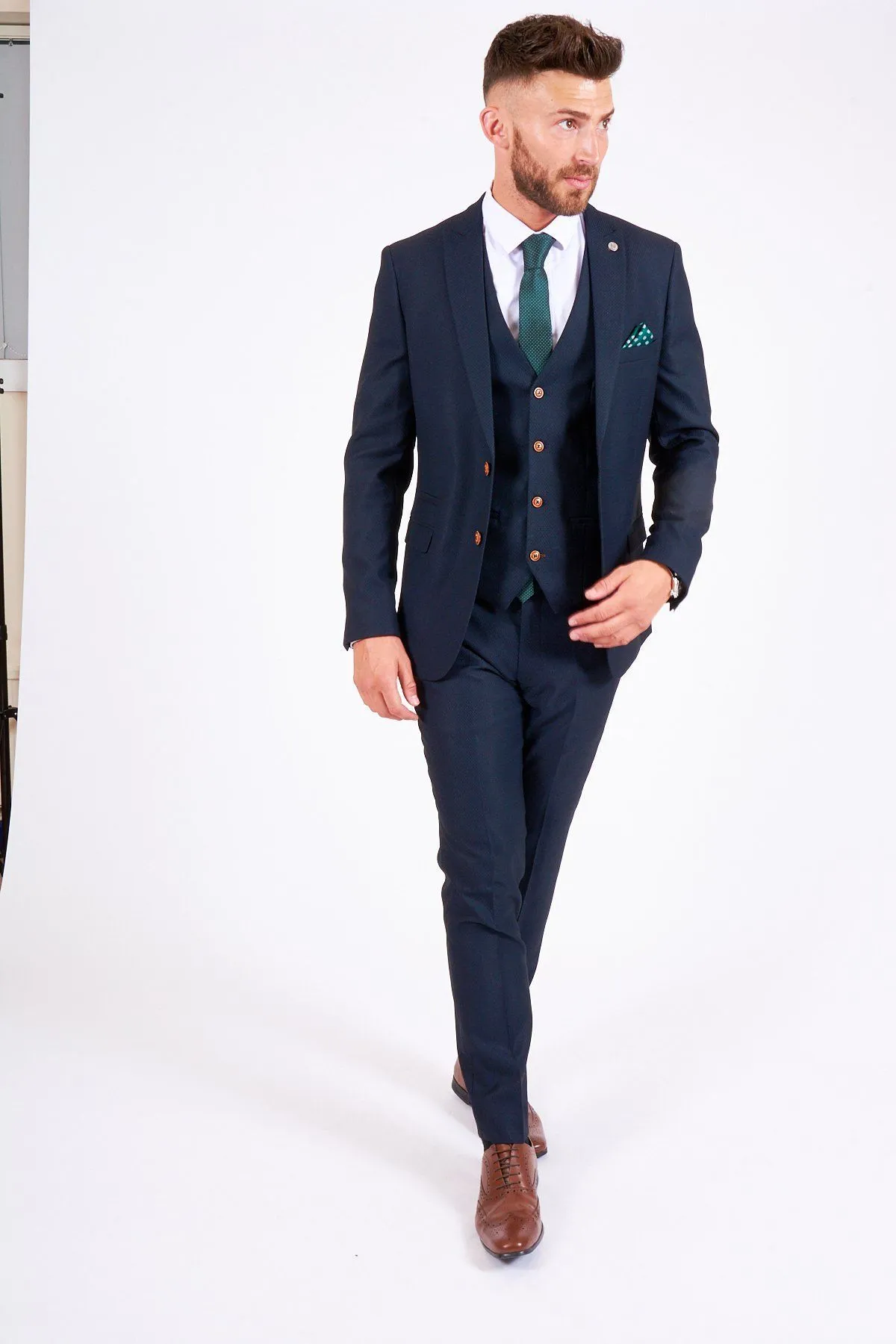 Eastenders' Martin Fowler (James Bye) in Max Navy Suit