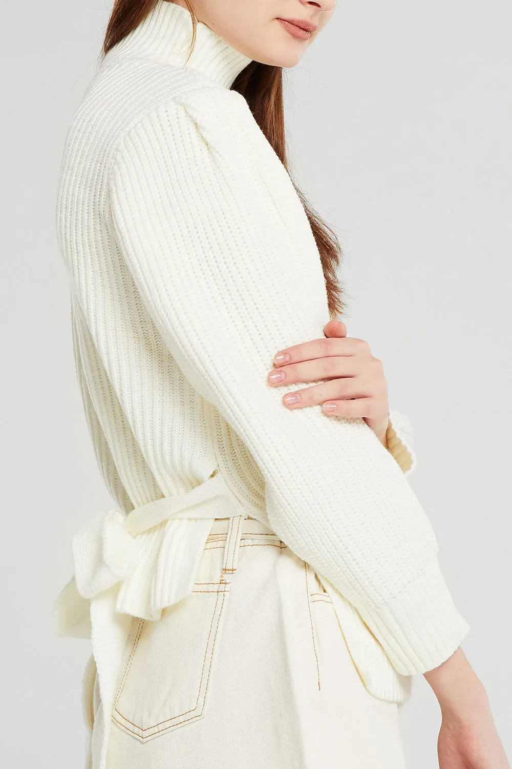 Ellie Rib Knit Jumper w/Belt