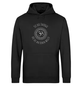 Energie anziehen Bio Hoodie Unisex