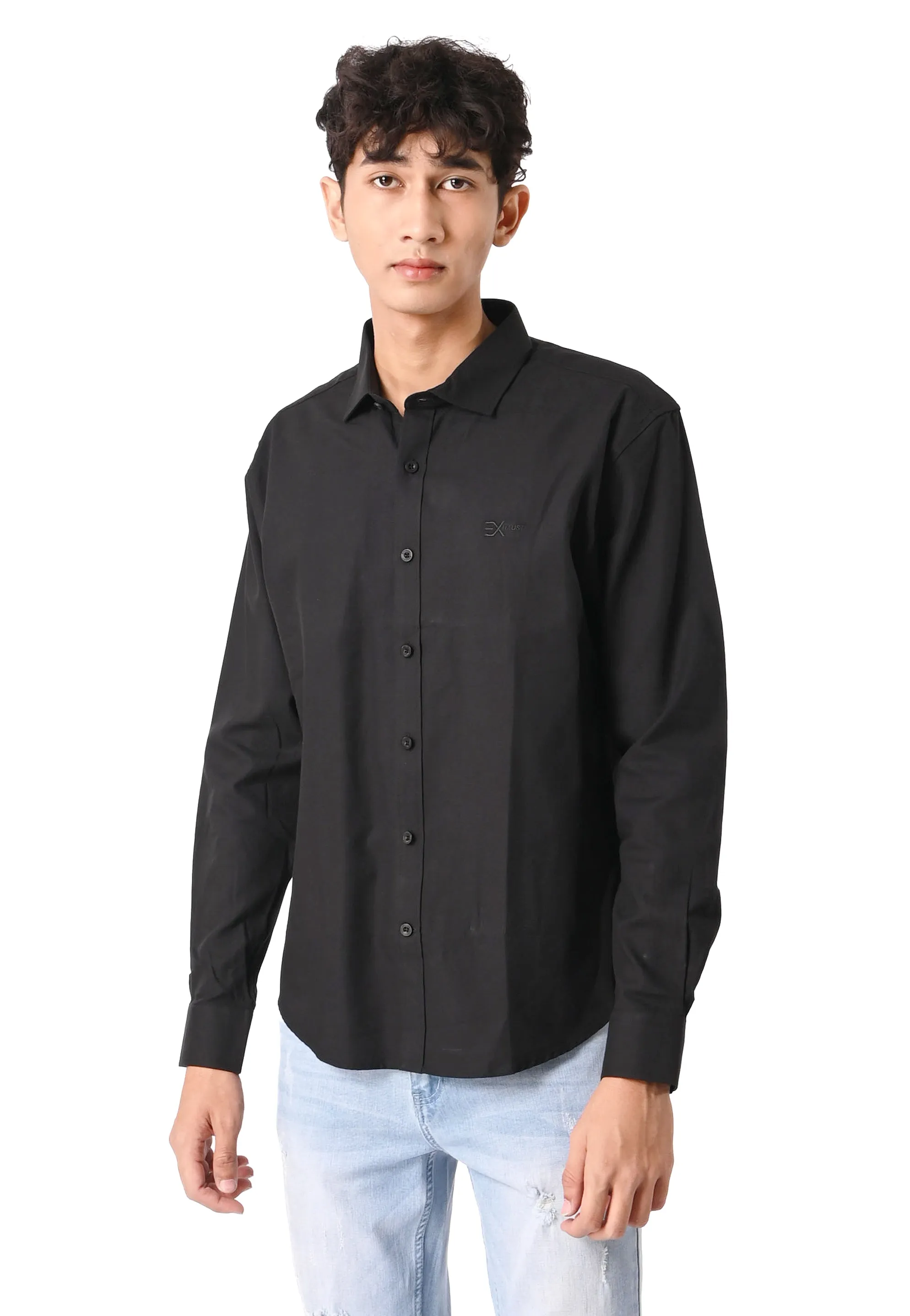 EXHAUST Long Sleeve Shirt [Slim Fit] 1504