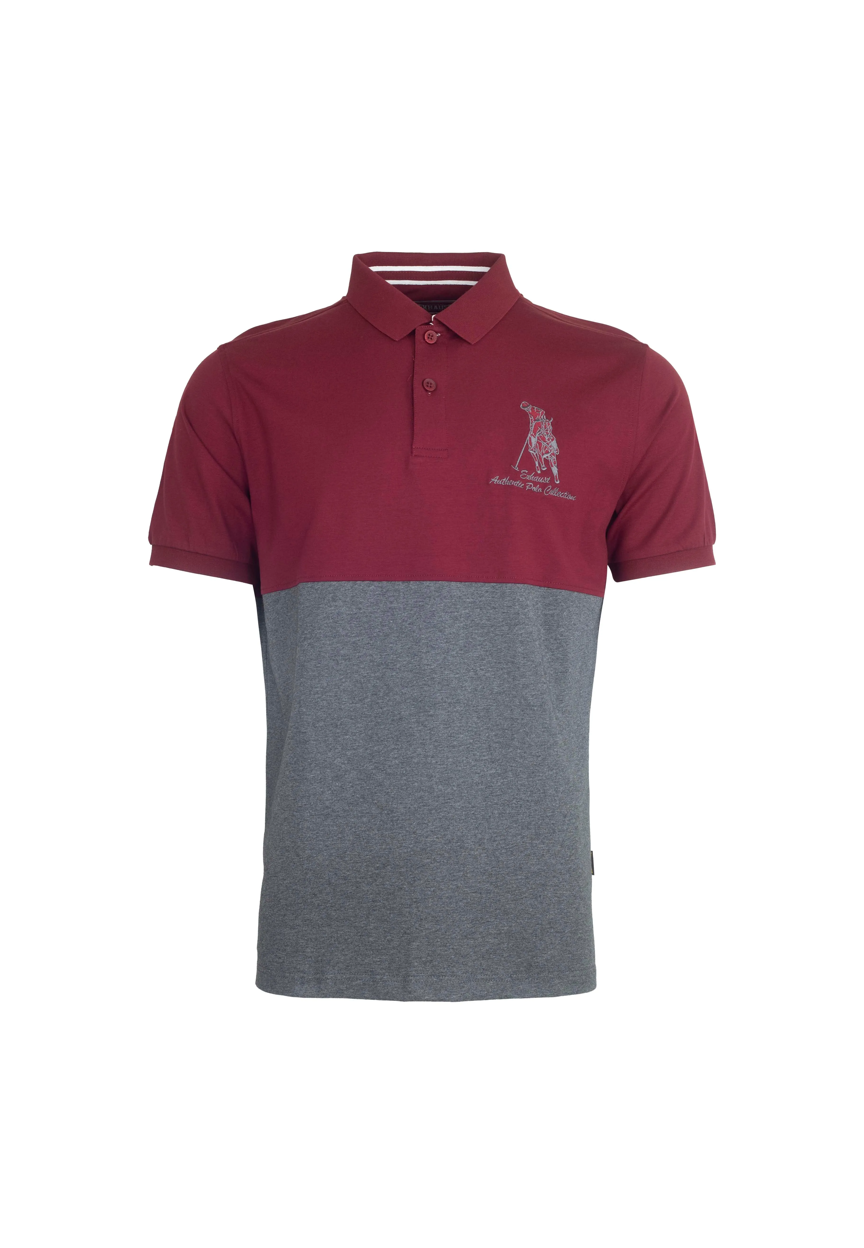 EXHAUST Mens Polo T-Shirt [Slim Fit] 1427