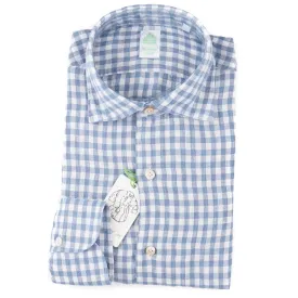 Finamore Slim-Fit Linen Dress Shirt