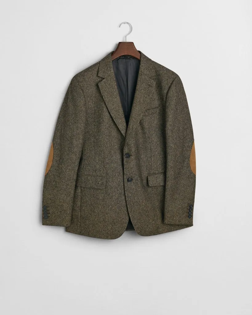 GANT - Slim Donegal Suit Blazer, Brown