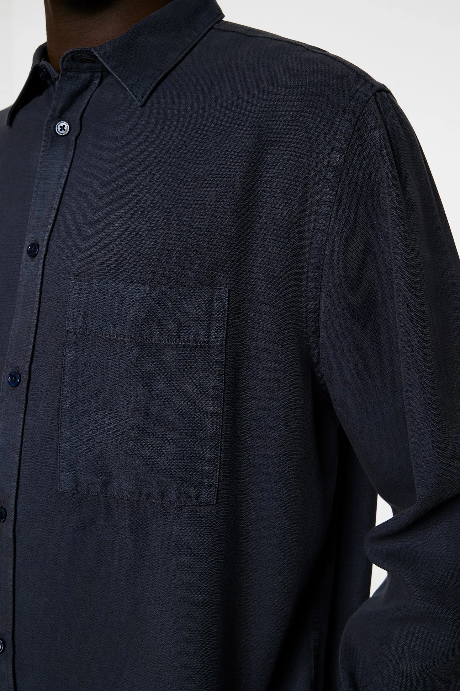 Garment-Dyed Tencel Shirt