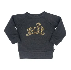 Gold Geometric Bunny Pullover