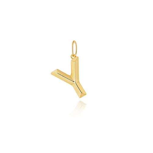 Gold Initial Pendant