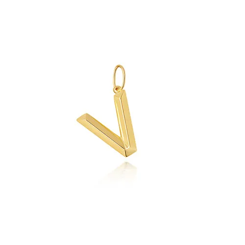 Gold Initial Pendant