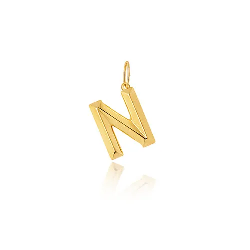 Gold Initial Pendant