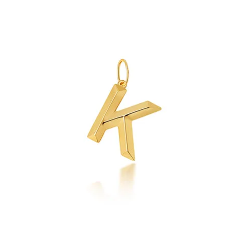 Gold Initial Pendant