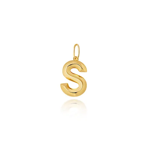 Gold Initial Pendant