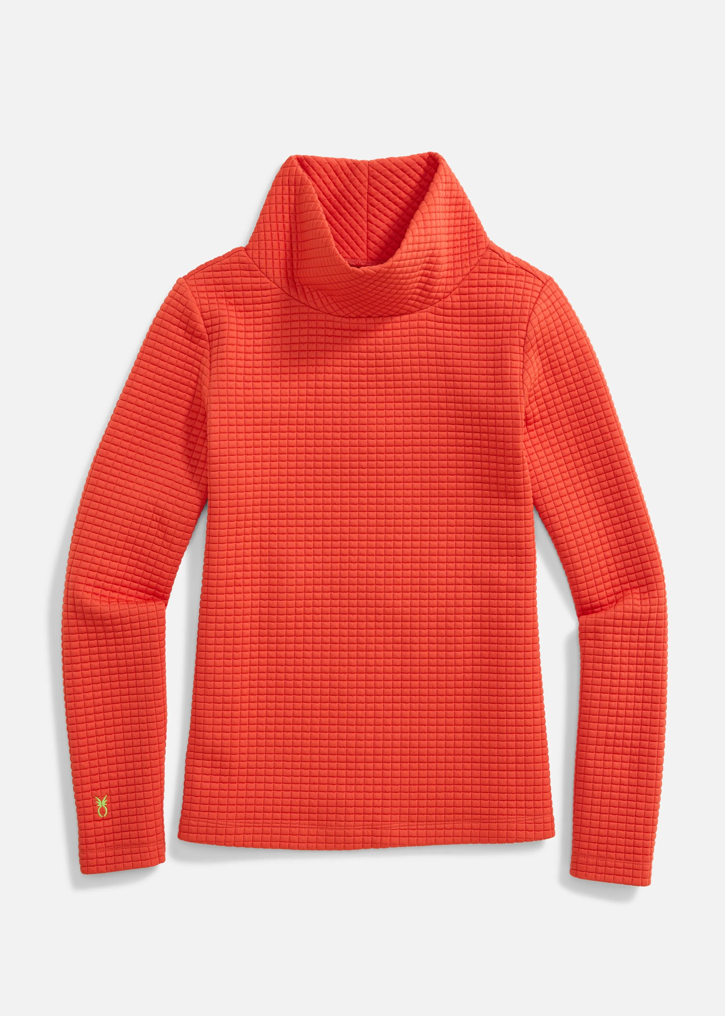 Greenpoint Turtleneck in Waffle (Paprika)