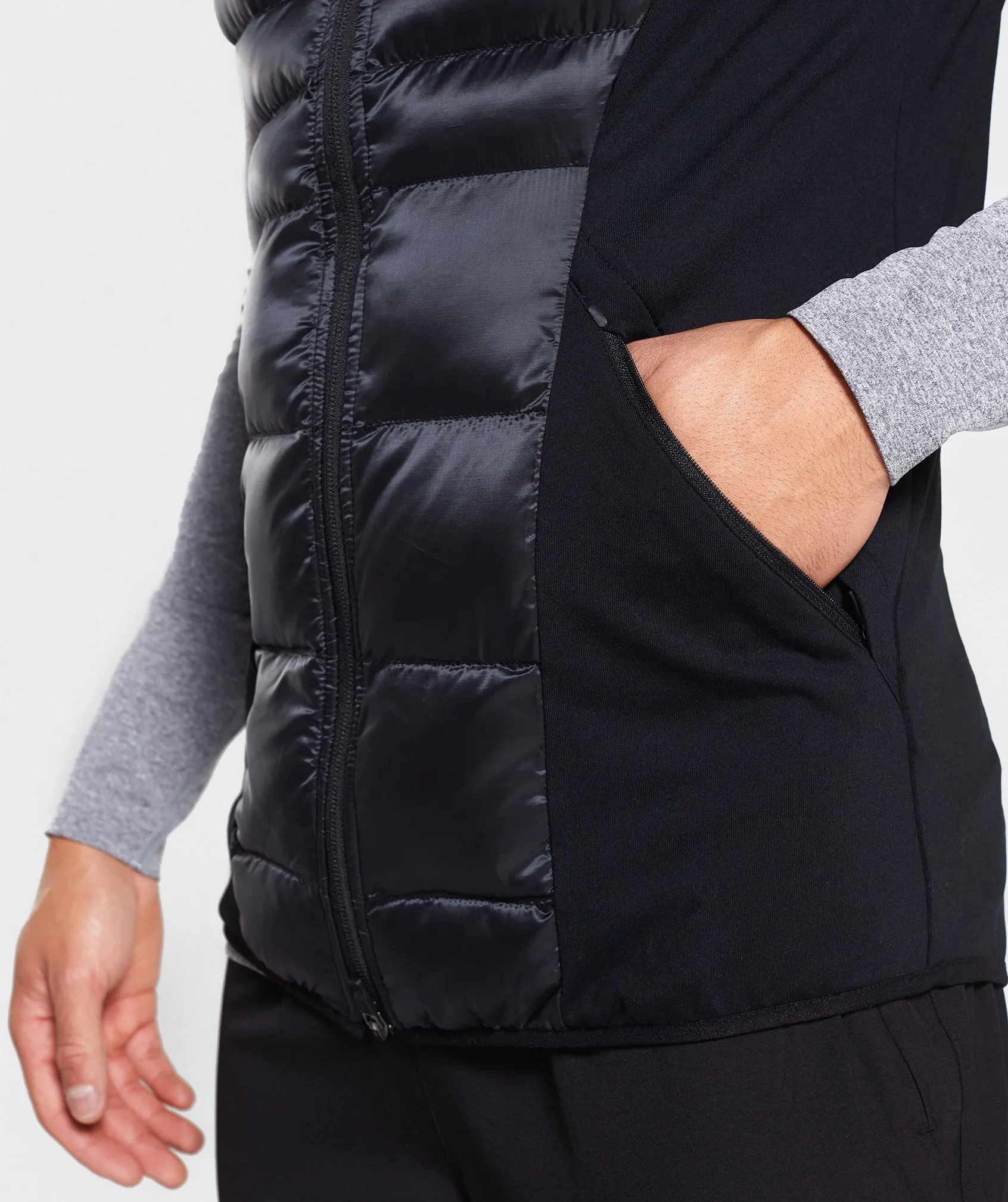 Gymshark Power Lightweight Gilet - Black