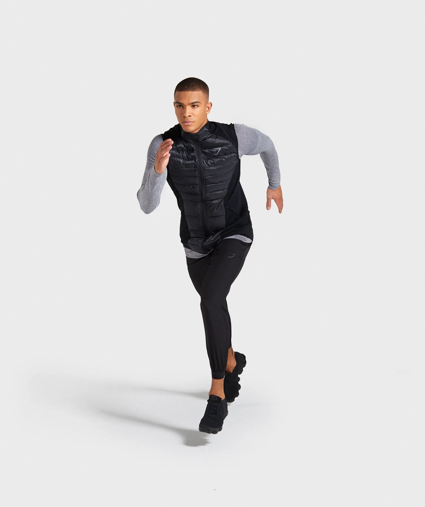 Gymshark Power Lightweight Gilet - Black