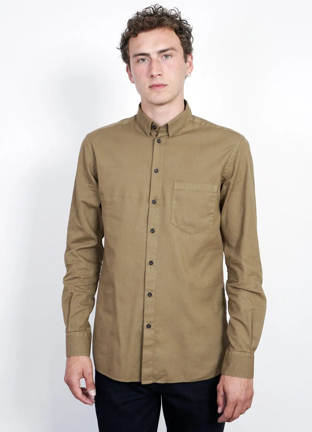 HAAKON | Hidden Button Down Shirt | Kalahari