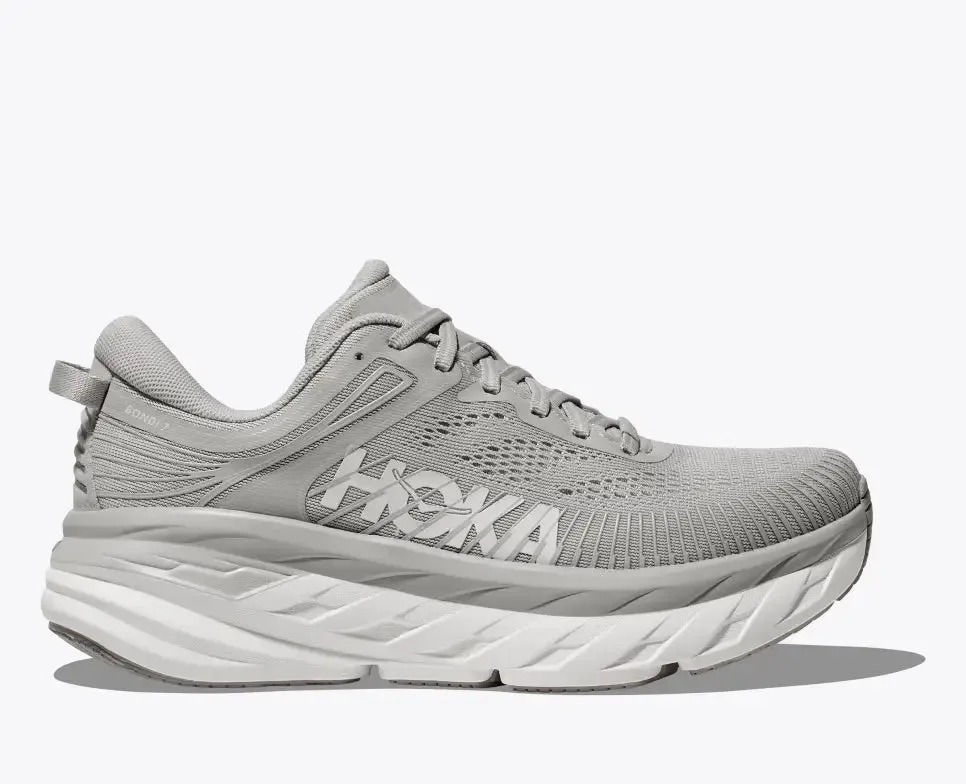 HOKA BONDI 7 MENS HARBOR MIST/WHITE