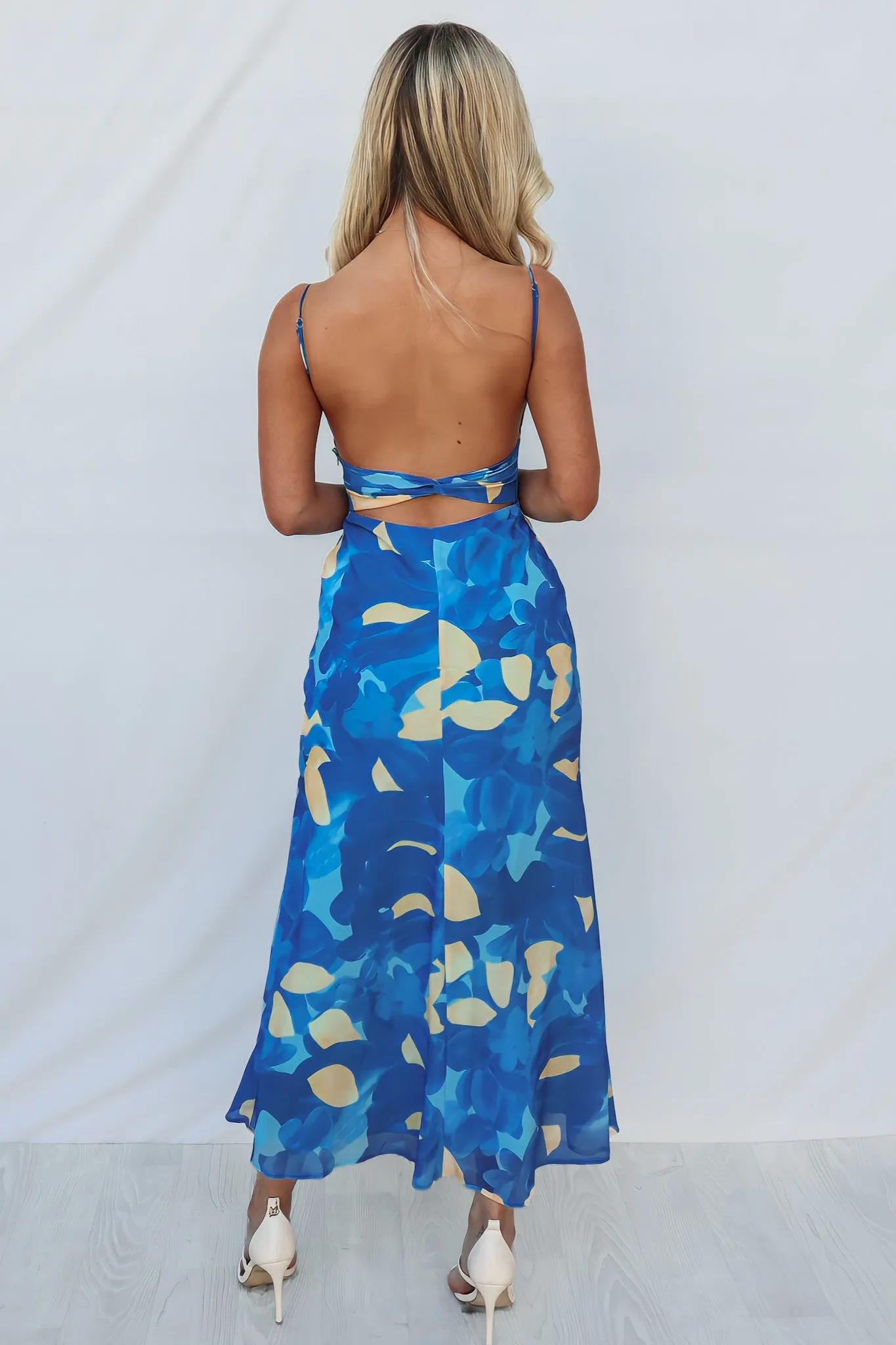 July Maxi Dress - Blue