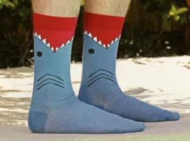 K Bell Mens Shark Sock