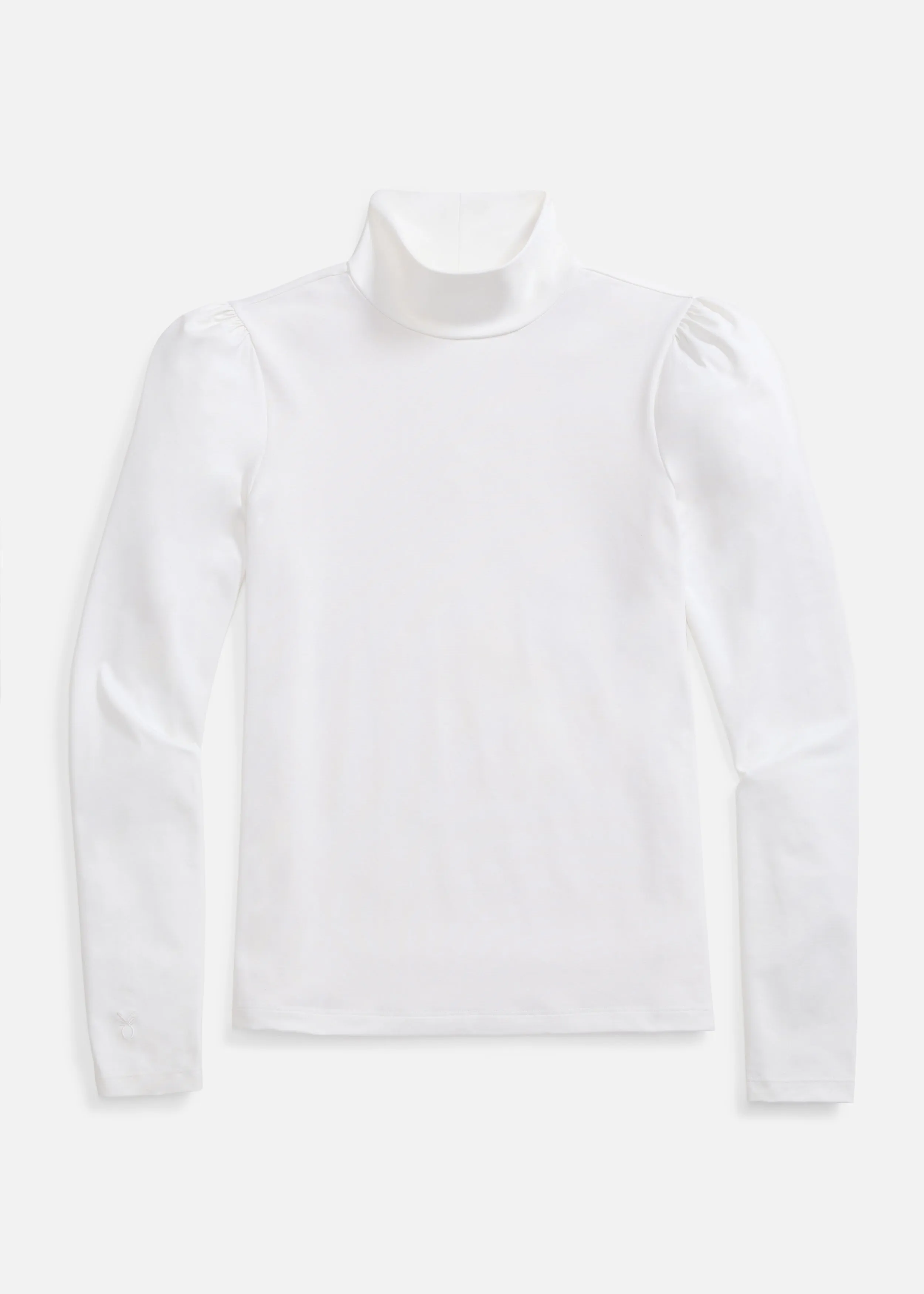 Kiawah Turtleneck in Repreve® Stretch (White)