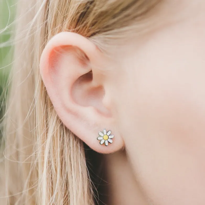 Kids Daisy Stud Hypoallergenic Earrings