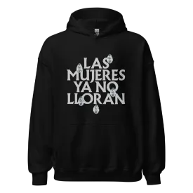 Las Mujeres Ya No Lloran Teardrops Hoodie - Black