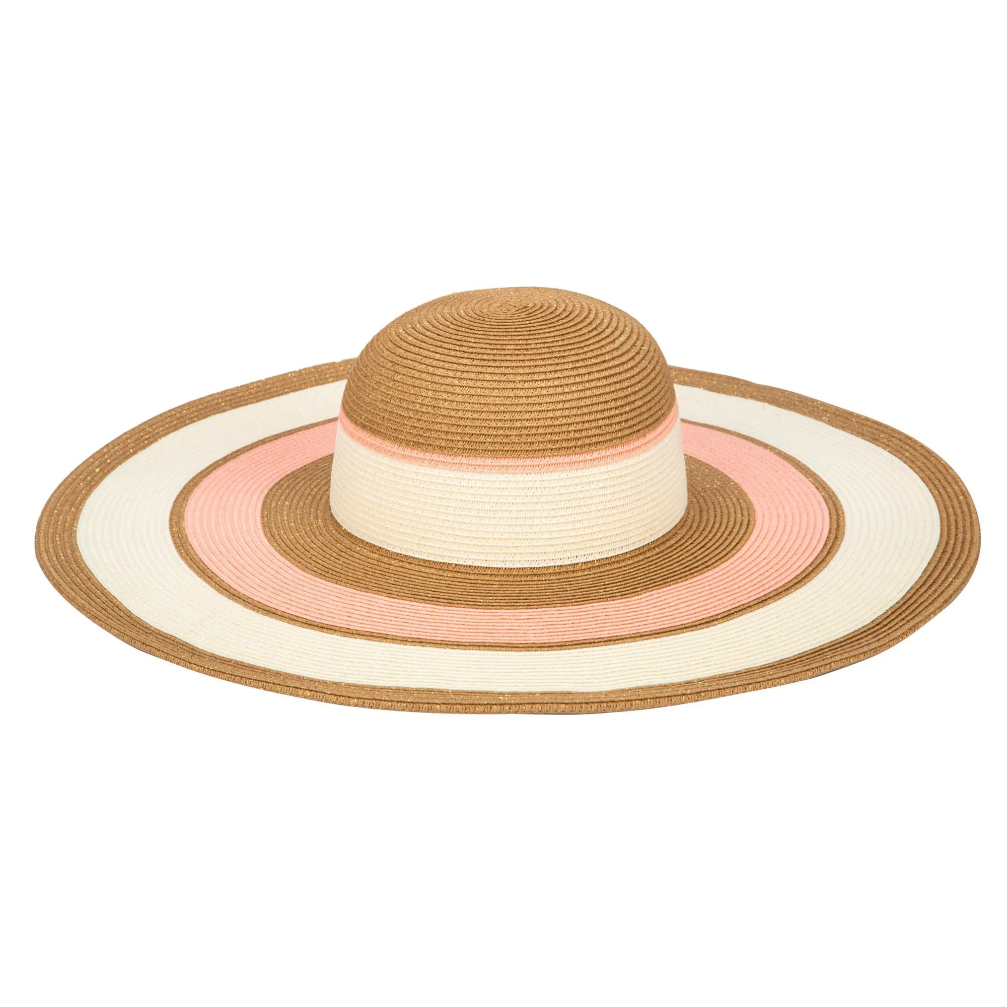 Las Palmas Floppy - Ultrabraid Striped Floppy Hat