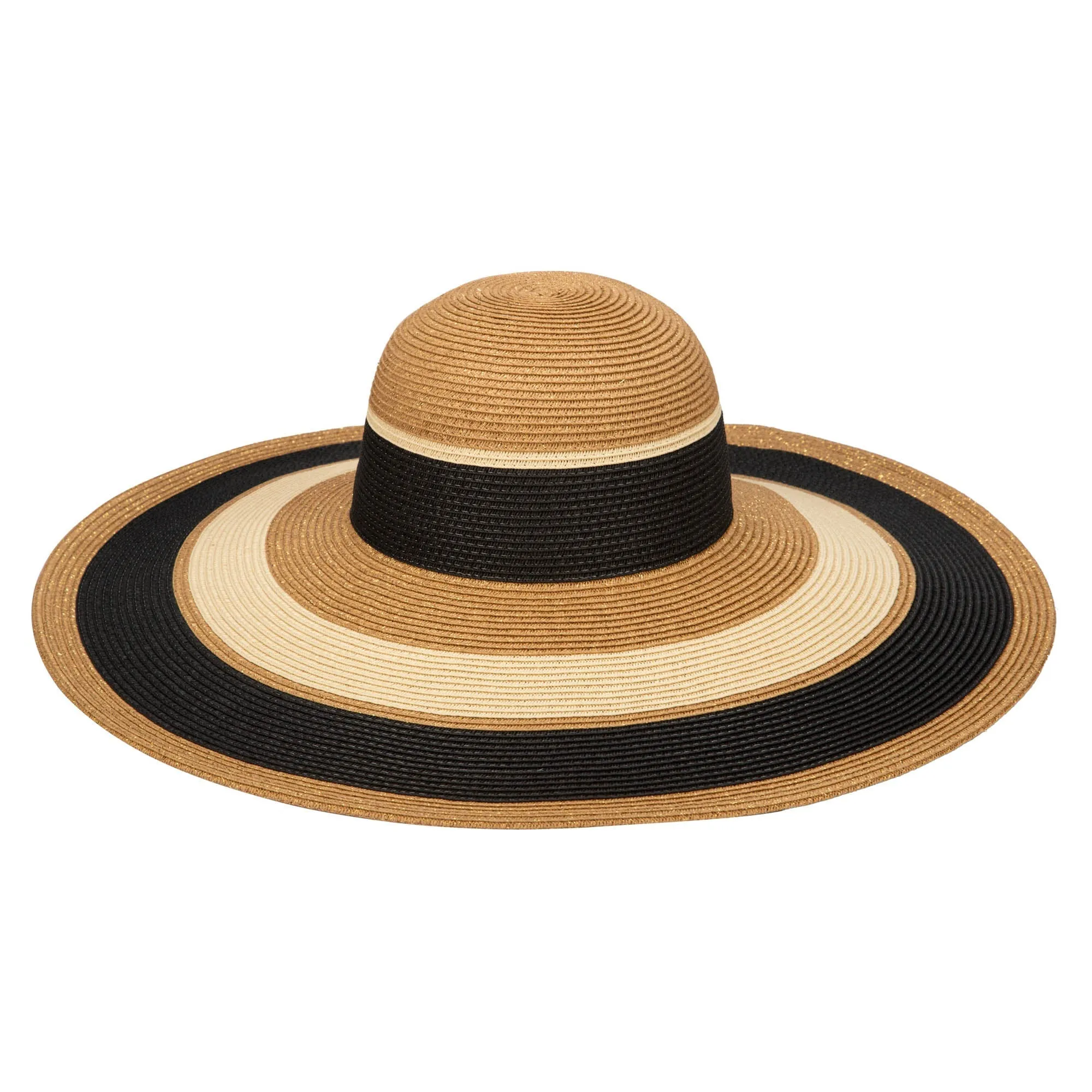 Las Palmas Floppy - Ultrabraid Striped Floppy Hat