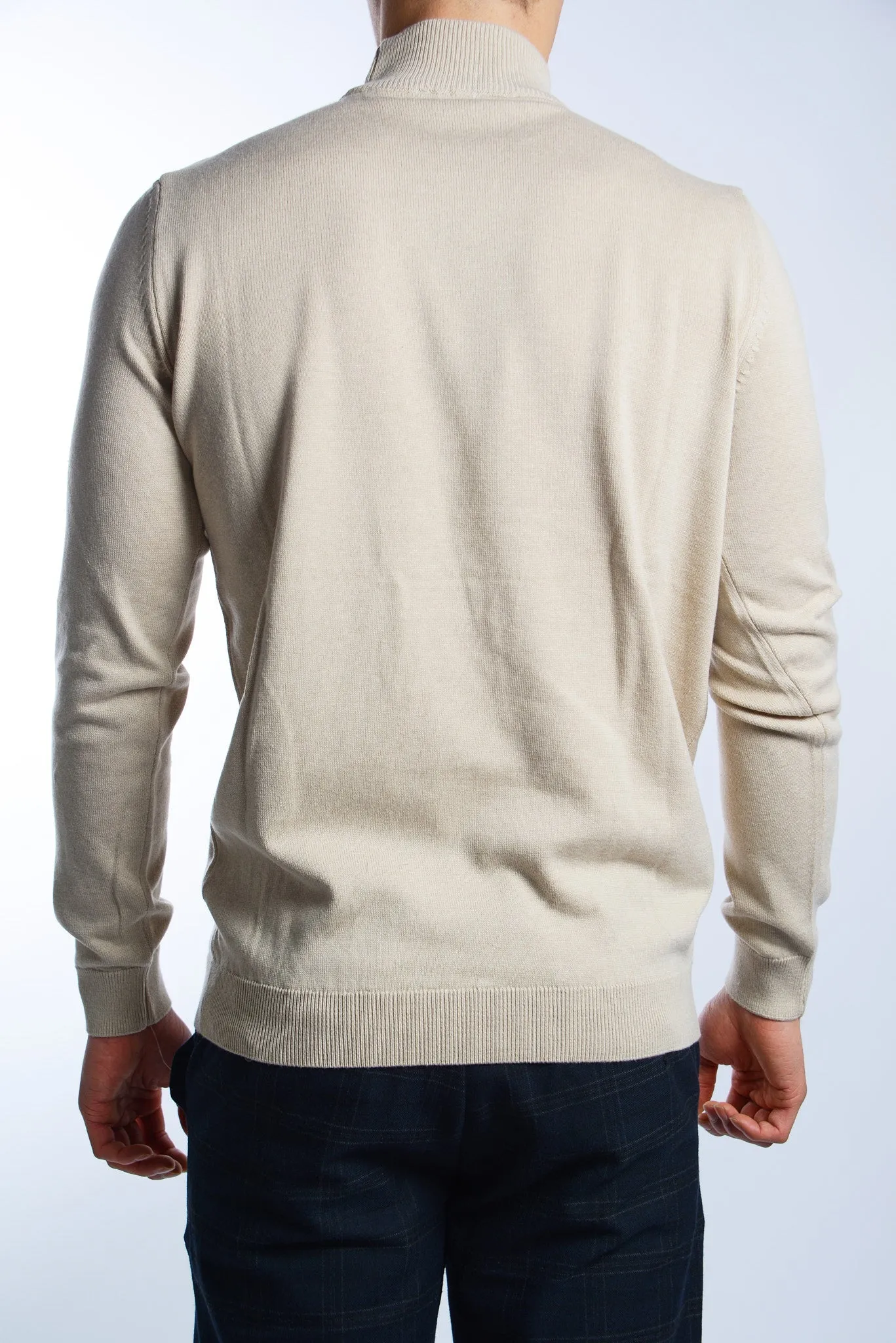 Leeds Slim Fit Mockneck Euro Sweater