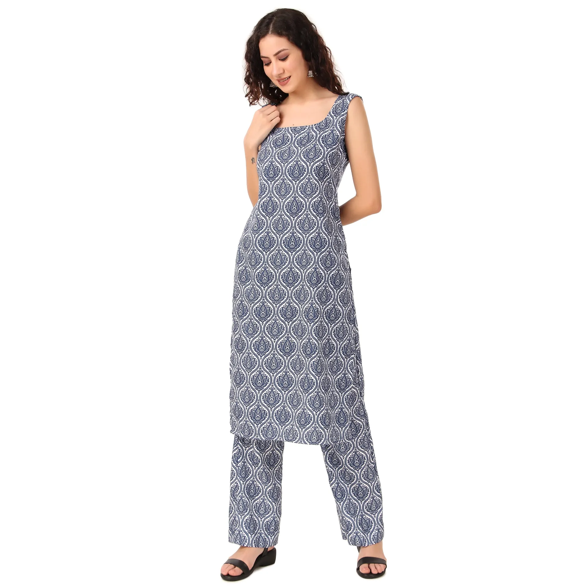 Magnetism Indigo Kurti