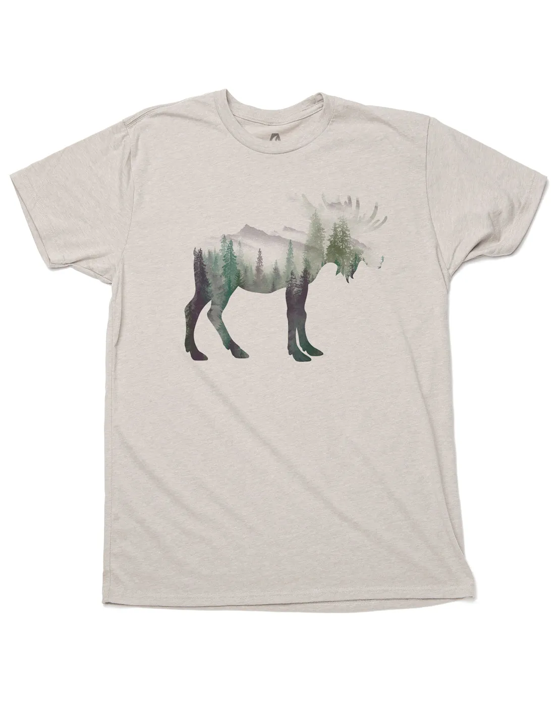 Men's Tri-Tone Moose T-Shirt