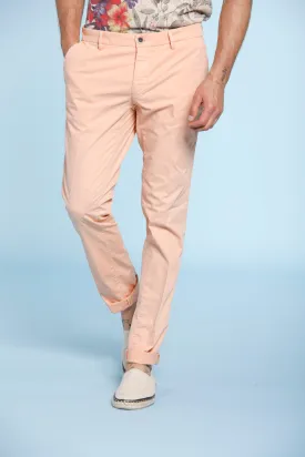 Milano Style pantalone chino uomo in gabardina stretch extra slim fit ①