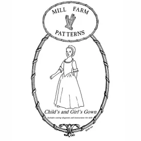 Mill Farm Child and Girls Gown and Shift Pattern