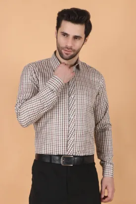 Multi Grid Printed Shirt