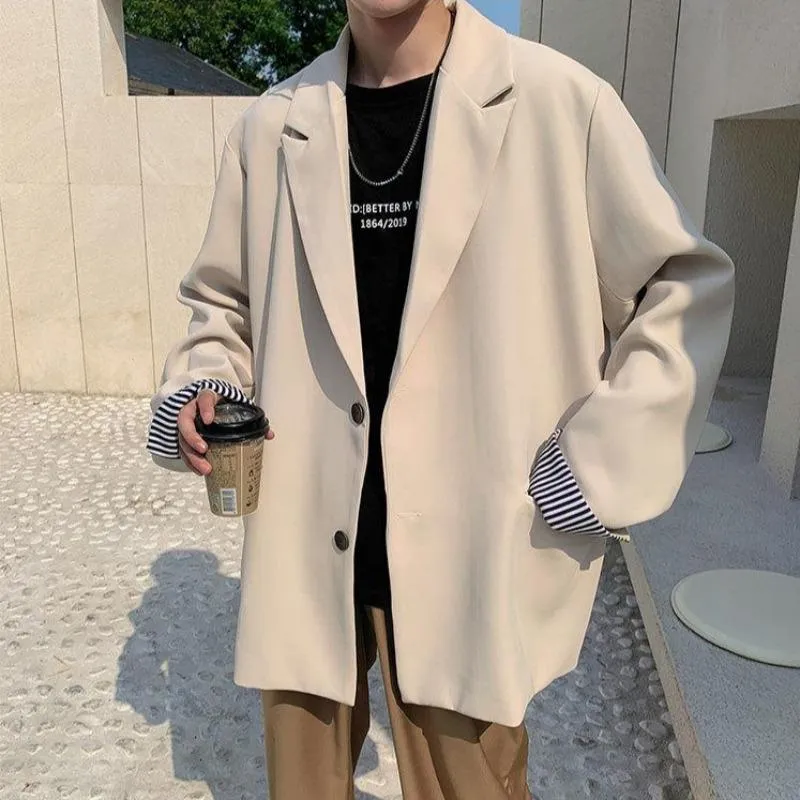 Oversized Single Breasted Suit Jacket