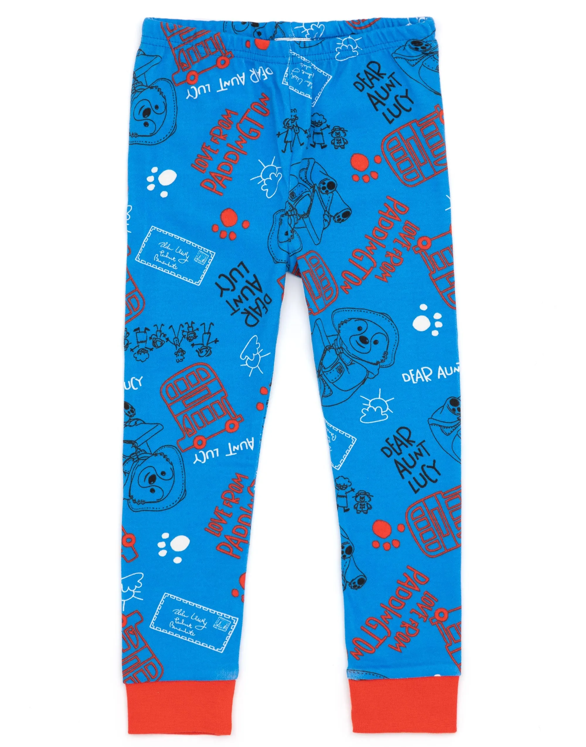 Paddington Bear 7 Piece Pyjamas Set Kids PJ's, Vests & Underwear Briefs