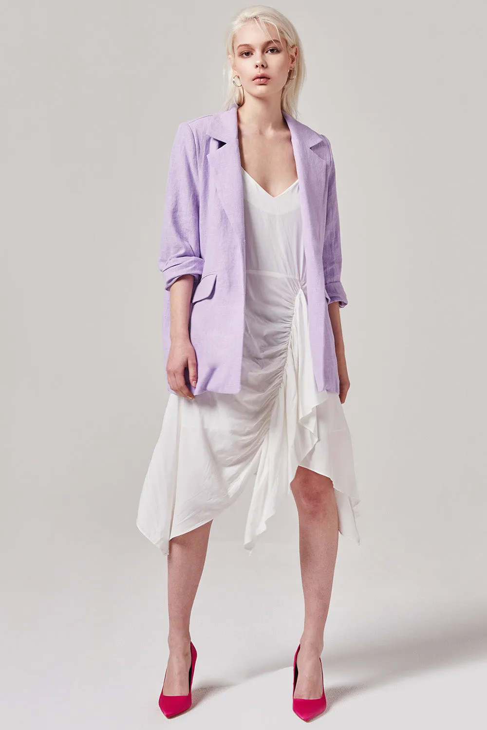 Pastel Linen Blazer