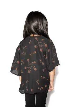 Pentagram Rose - Child Kimono