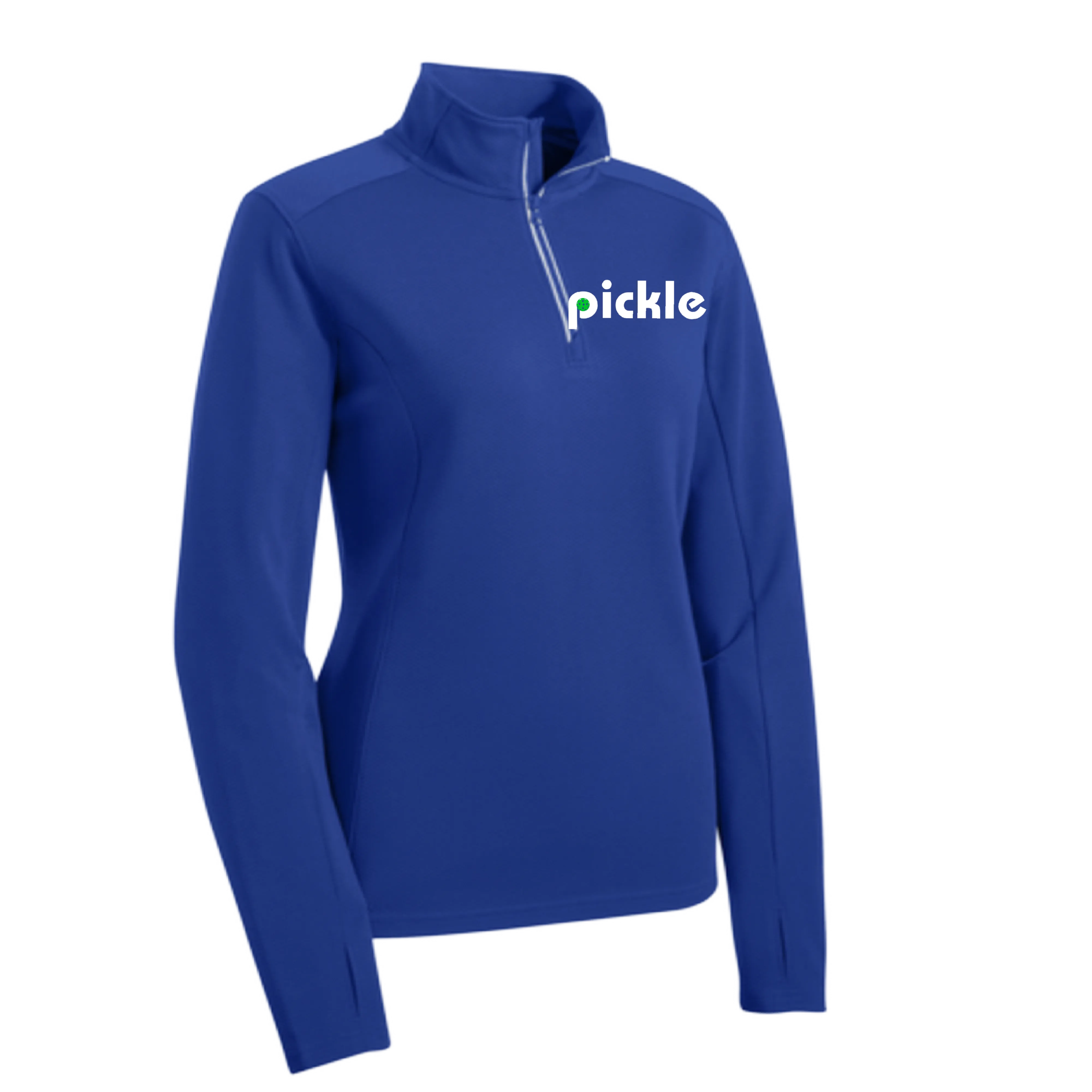 Pickle (Customizable) | Women's 1/4 Zip Pullover Athletic Shirt | 100% Polyester