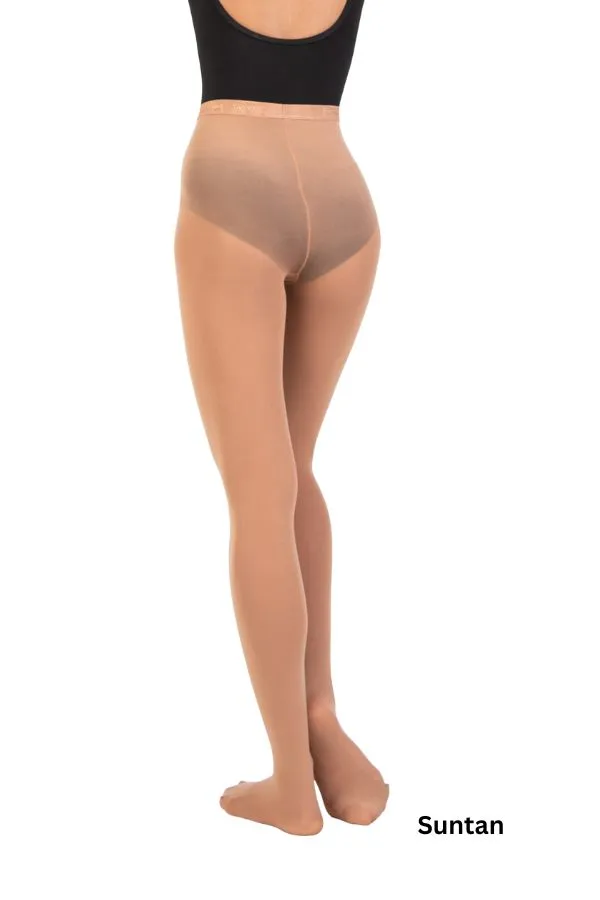 Plus Size TotalSTRETCH Seamless Footed Tights