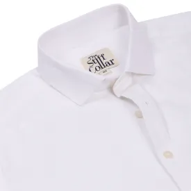 Premium White Herringbone Giza Cotton Regular Fit Shirt