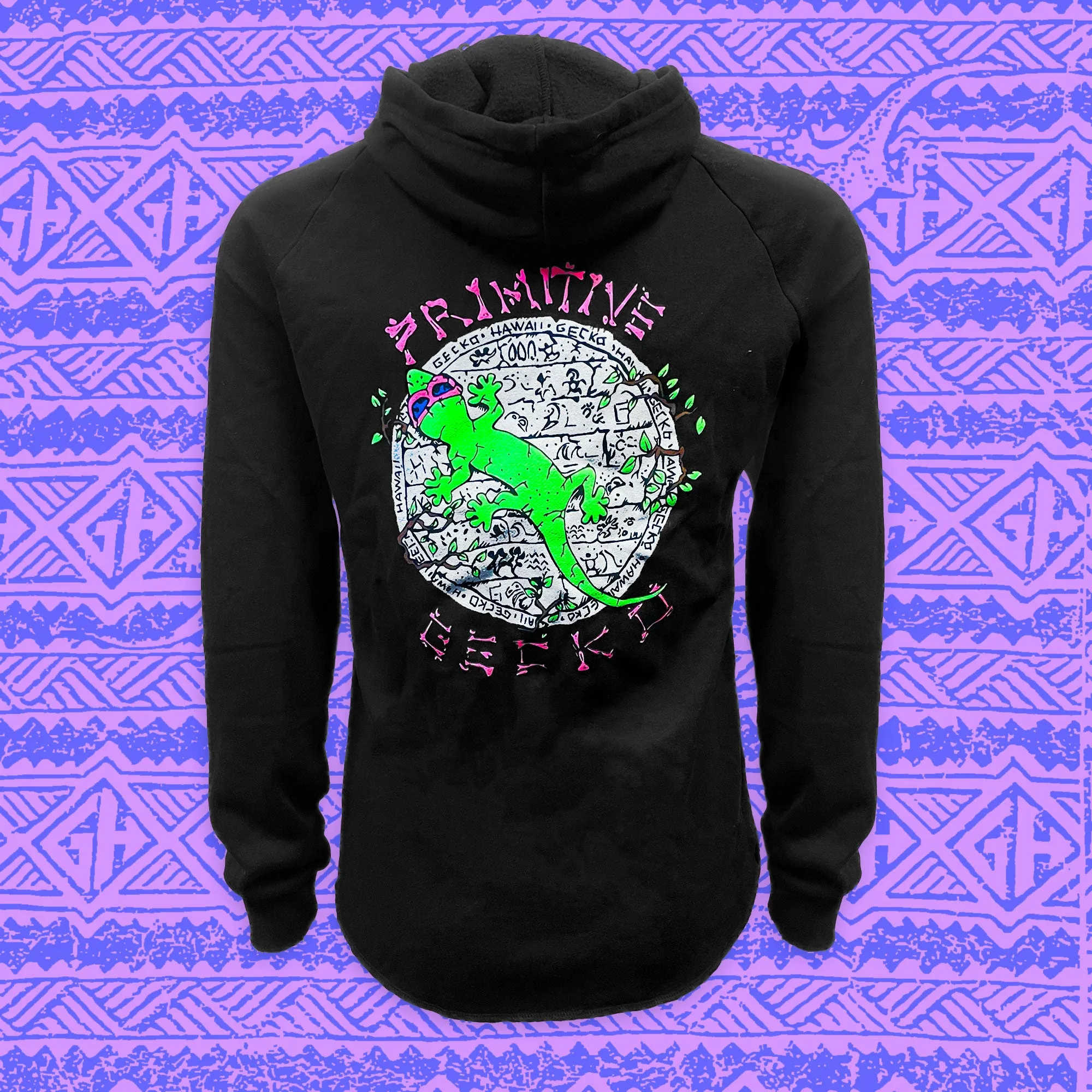 Primitive Gecko Hoodie - Womens Premium Zip