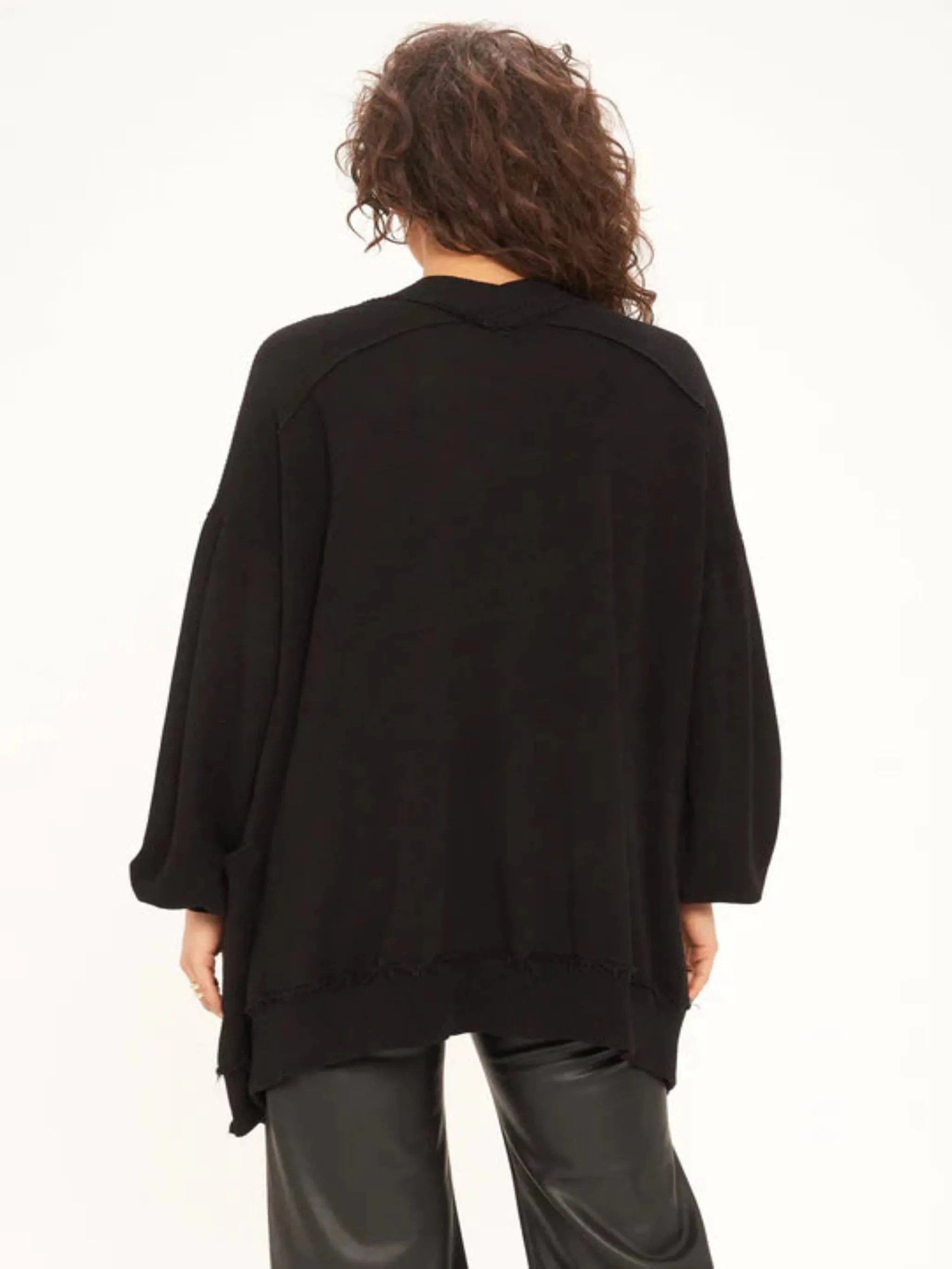 Project Social T Still Dreaming Pocket Cardi - Black