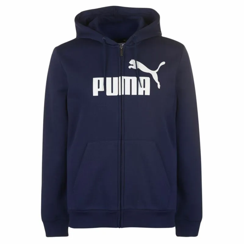 Puma Mens No1 Zip Hoodie Hoody Hooded Top Long Sleeve Lightweight Cotton Full