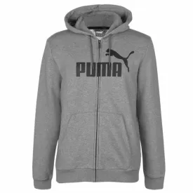 Puma Mens No1 Zip Hoodie Hoody Hooded Top Long Sleeve Lightweight Cotton Full