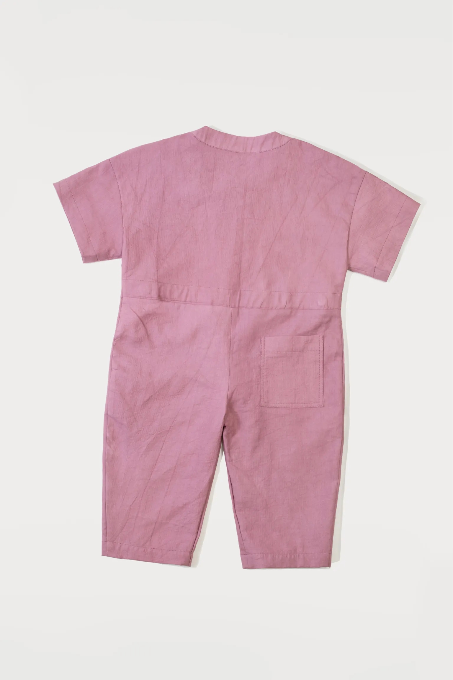 Rae Long-Sleeve Cotton Overalls