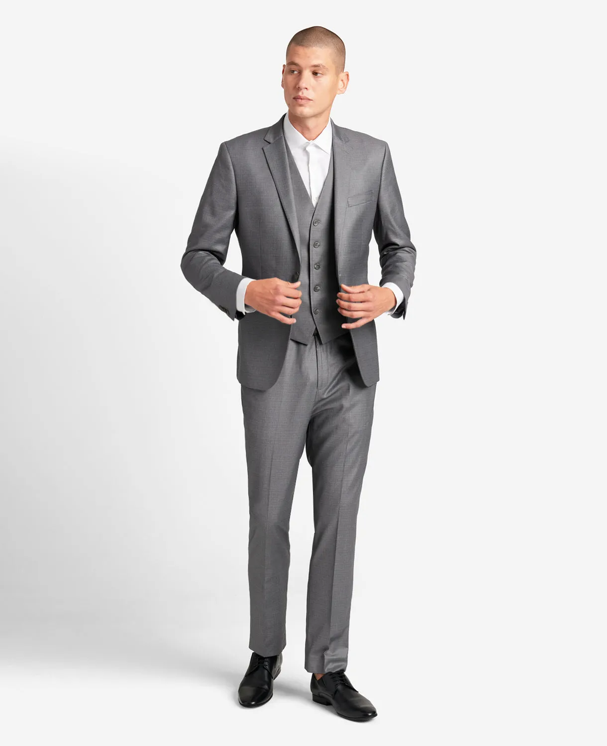 Ready Flex Slim-Fit Suit Separate Vest