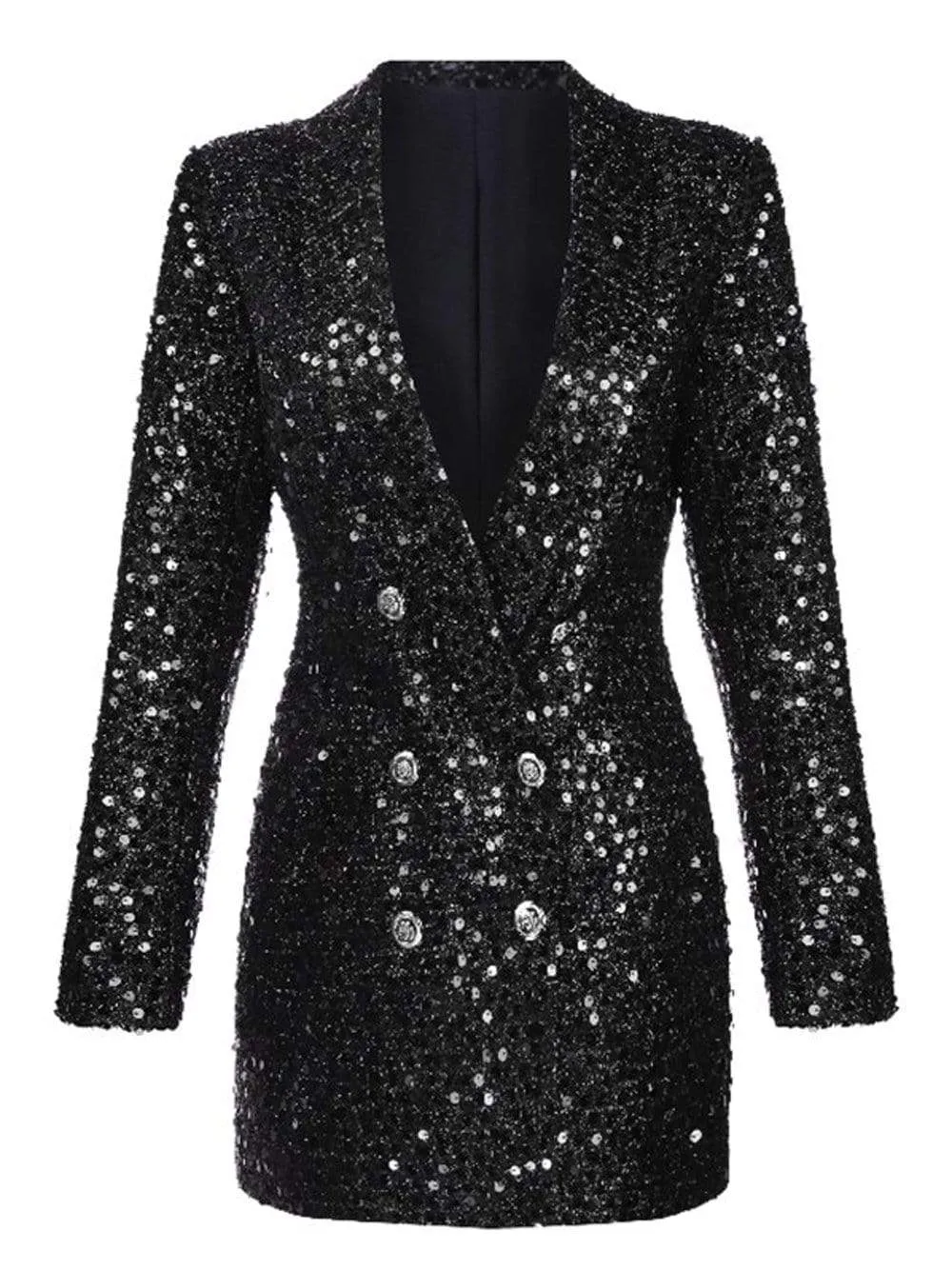 SAMO Sequins Blazer Dress