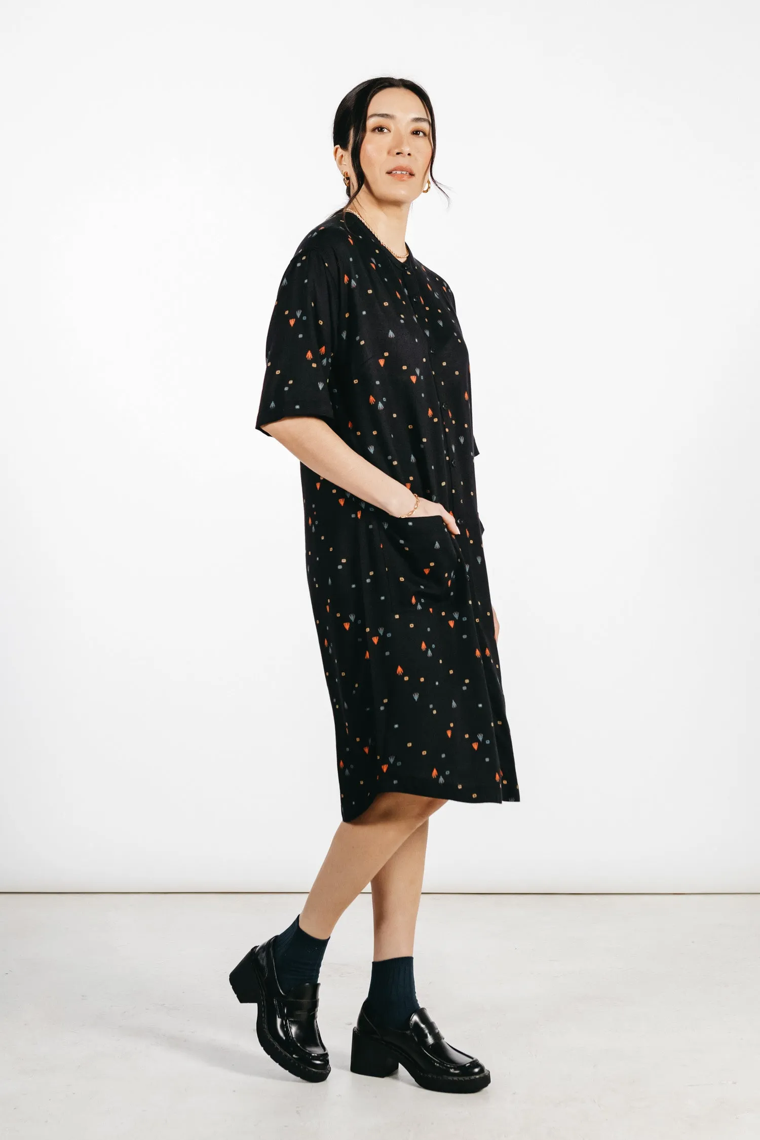 Signe Dress / Artifact Print